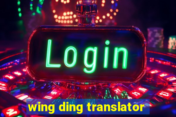 wing ding translator